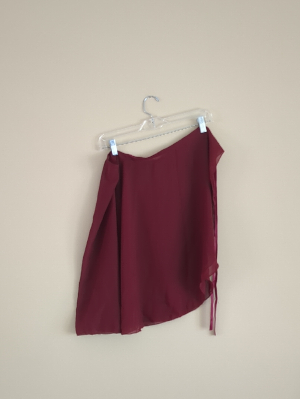 Small Hoerey Red Ballet Skirt Sheer Ribbon Tie